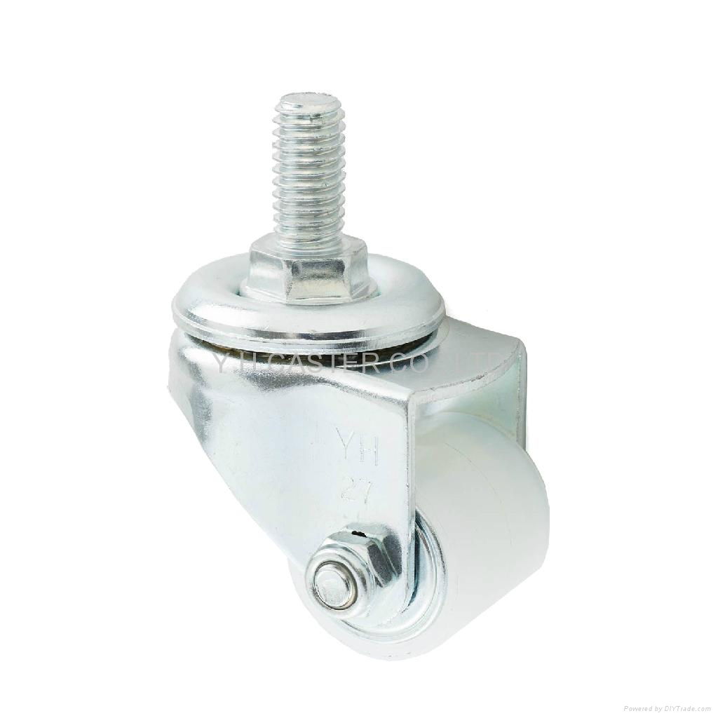 23 Series 2723 Nylon Caster (Swivel Threaded Stem) 3