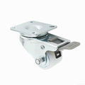 23 Series 2723 Nylon Caster (Plate with Brake)