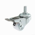 23 Series 2723 Nylon Caster (Threaded Stem with Brake) 1