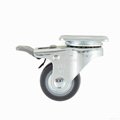 23 Series 3823 High Elastic TPR Caster (Plate with Brake)