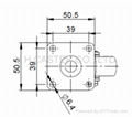 20 Series 278 High Elastic TPR Caster (Plate with Side Brake)