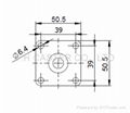 23 Series 7522 High Elastic TPR Caster (Plate w/o Brake) 6