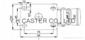 31 Series 514 High Elastic TPR Caster (Plate w/o Brake) 6