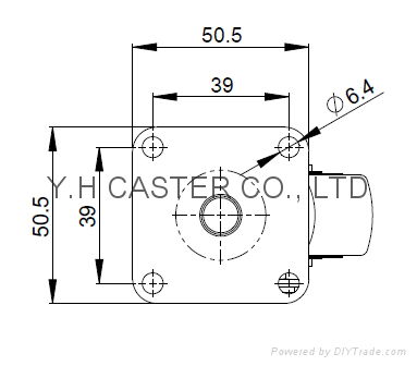 23 Series 2" / 3" Transparent Caster 5