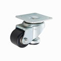 2" Square Plate Caster with Level Adjuster