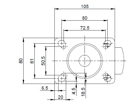 3x2 High Temperature Machine Caster 4