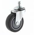 25 Series 3x1 TPR Caster (Grey) (Swivel