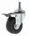 5023 ESD Caster (threaded stem with total brake)