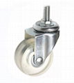 5022 PVC Transparent Caster (Swivel Threaded Stem)