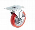 30 Series 5" TPR/PU/PP Platform Truck Caster 1