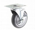 30 Series 5" TPR/PU/PP Platform Truck Caster 4