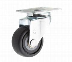 25 Series 2.5" TPR Caster (Swivel Plate)