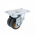 48 Series 2x2 Dual High Elastic TPR Machine Caster