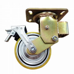 6x2/8x2 PU Shock Absorbing Caster