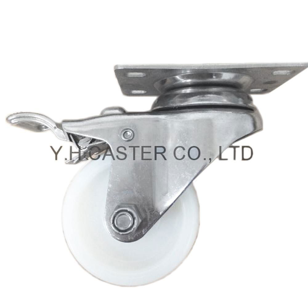 314 NL Stainless Steel Caster (Plate with Brake)