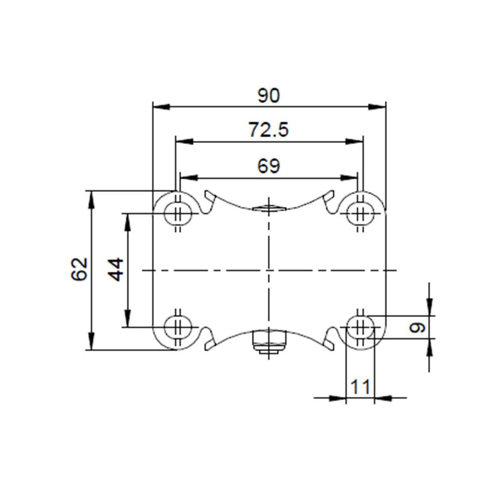 S31 Series 3"/4"/5" Nylon Stainless Steel Caster 4