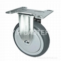 31 Series 514 High Elastic TPR Caster (Plate w/o Brake) 4