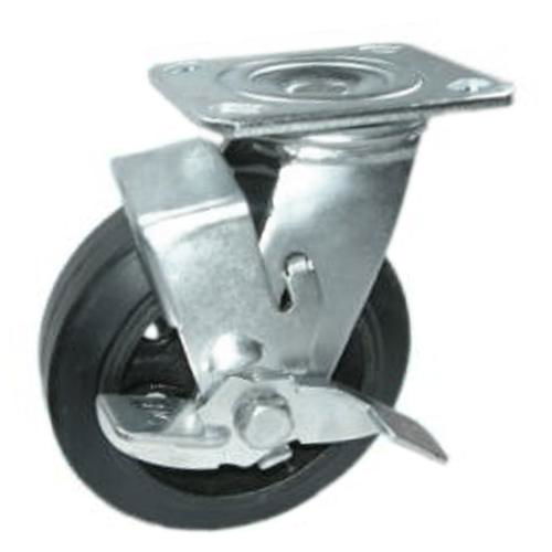 4"/5"/6"/8" Hard Rubber Caster (Swivel Plate) 3