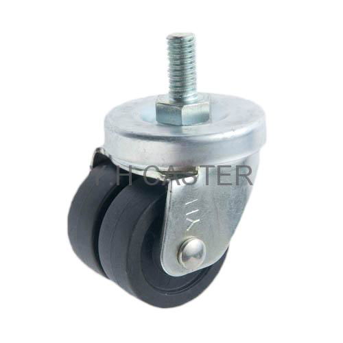 48 Series 2x2 Dual Nylon Wheel Machine Caster 2