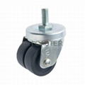 48 Series 2x2 Dual Nylon Wheel Machine Caster 2