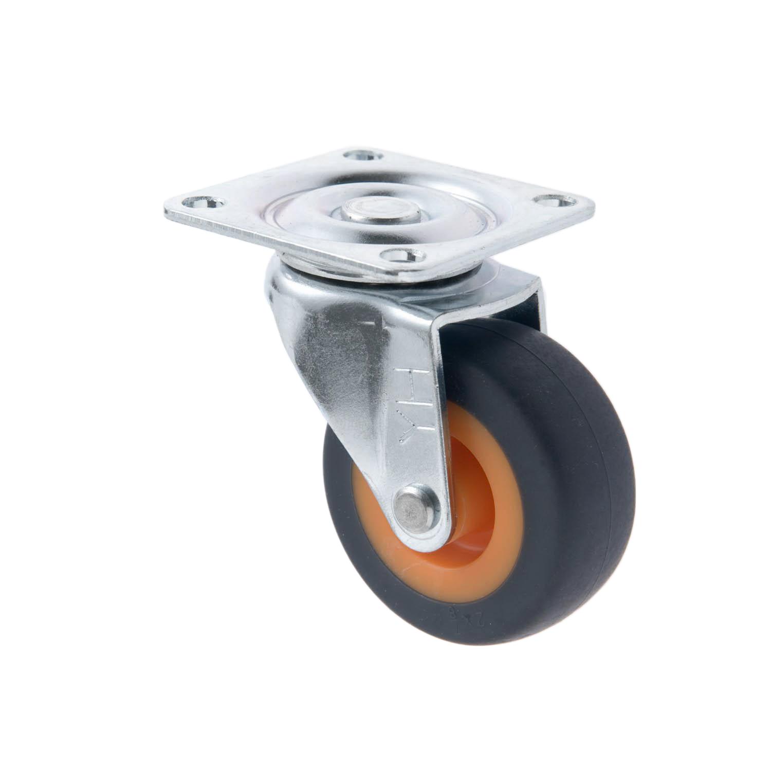 20 Series 278 High Elastic TPR Caster (Swivel Plate) 3