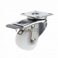 3822 Nylon Stainless Steel Caster (Total Brake)