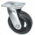 4"/5"/6"/8" Hard Rubber Caster (Swivel Plate) 2