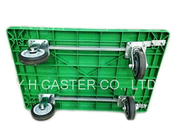 Plastic Platform Hand Truck Trolley 4