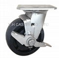 4", 5", 6" High Temperature Nylon Caster (heavy duty)