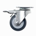 23 Series 5023 High Elastic TPR Caster (Plate w/o Brake)