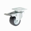 23 Series 3823 High Elastic TPR Caster (Plate with Brake) 1