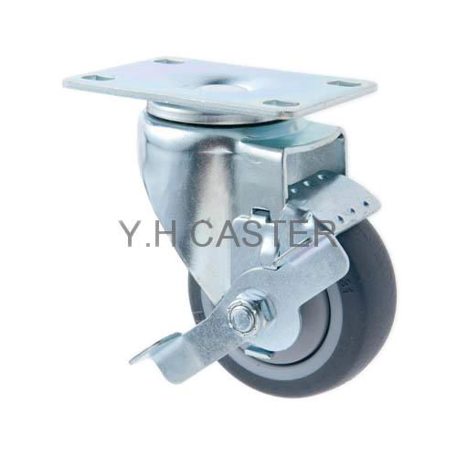 31 Series 314 High Elastic TPR Caster (Swivel Plate) 3