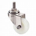 S25 Series 2.5" Nylon Stainless Steel Caster