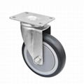 31 Series 514 High Elastic TPR Caster (Plate w/o Brake)