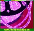 2 wire led rope strip pink 12mm