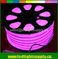 110v 220v color jacket flexible led strip neon light purple