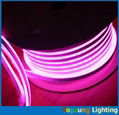 ultra-thin 8.5*17mm pink led flexible strip lights rope double cover