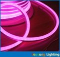 ultra-thin 8.5*17mm pink led flexible strip lights rope double cover 13