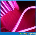 ultra-thin 8.5*17mm pink led flexible strip lights rope double cover 12