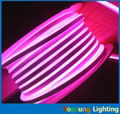 ultra-thin 8.5*17mm pink led flexible strip lights rope double cover