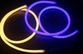 ultra-thin 8.5*17mm pink led flexible strip lights rope double cover