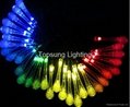 Multi color 20LEDs solar Christmas water drop string lights