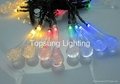 Multi color 20LEDs solar Christmas water drop string lights