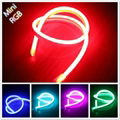 Ultra thin 110v RGB led flex neon tube 11x19mm Flat surface for pool