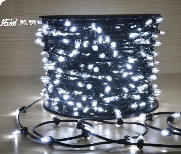 100m spool 666 LED crystal led clip string lights xmas fairy strings 4