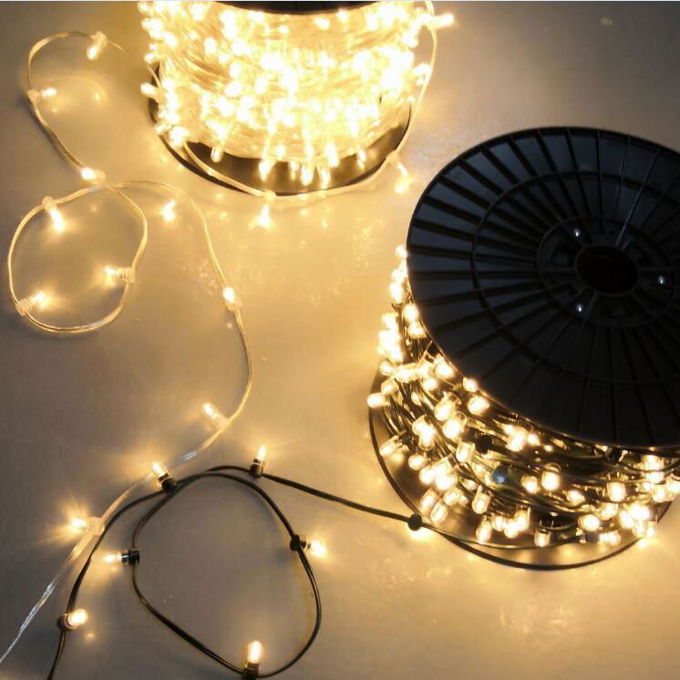 12v led fairy lights holiday decorative strings 666 led clip strings multi-color 3