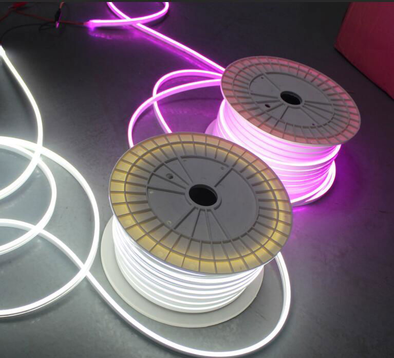 Micro size Neo Neon LED neon Flexible rope strips lights 6x12mm