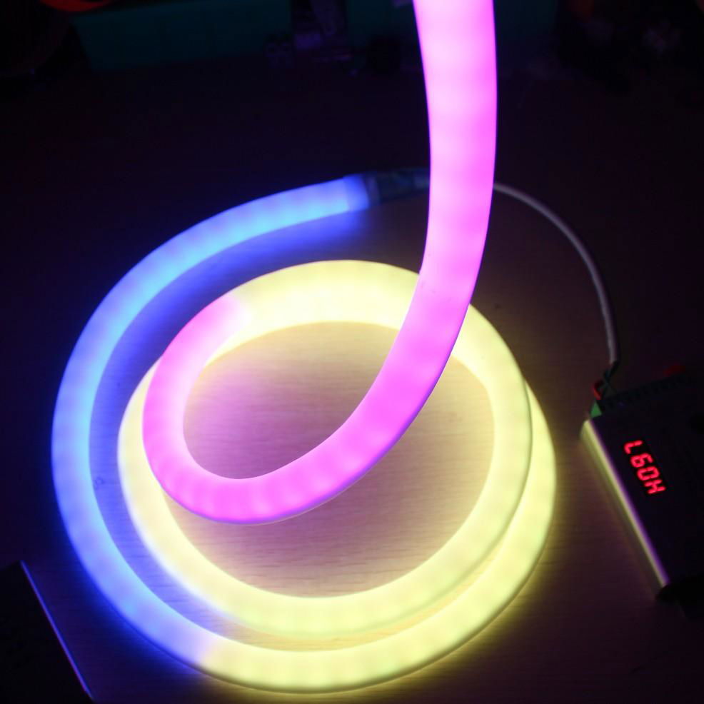 RGBW LED neon flex rope 360 round neon ribbon tube  3