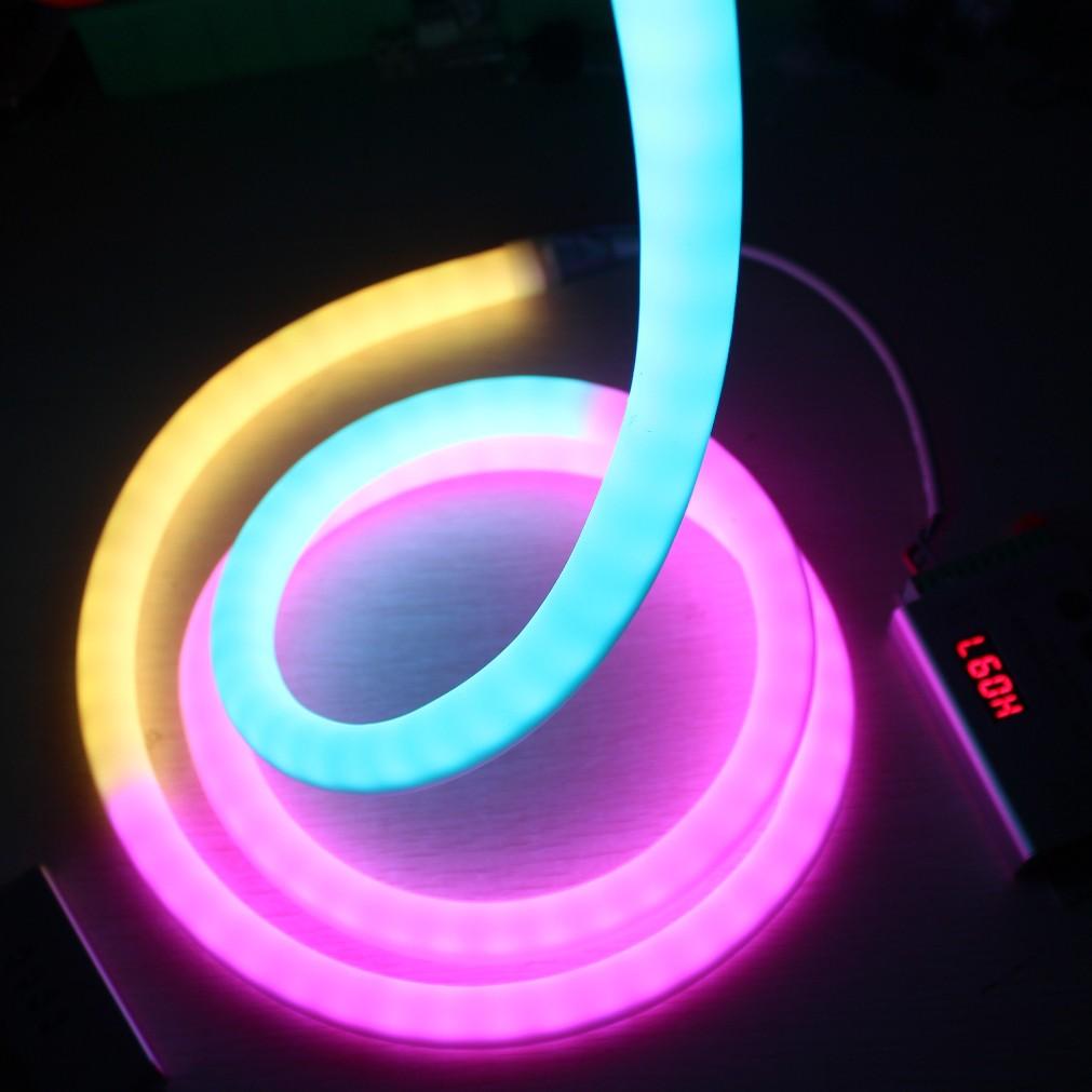 RGBW LED neon flex rope 360 round neon ribbon tube  4