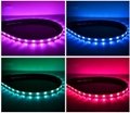 IP65 DC24 flexible wall washer RGB led strip light for building outdoor 